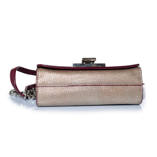 Jimmy Choo, Rebel crossbody rose leather bag - Image 6
