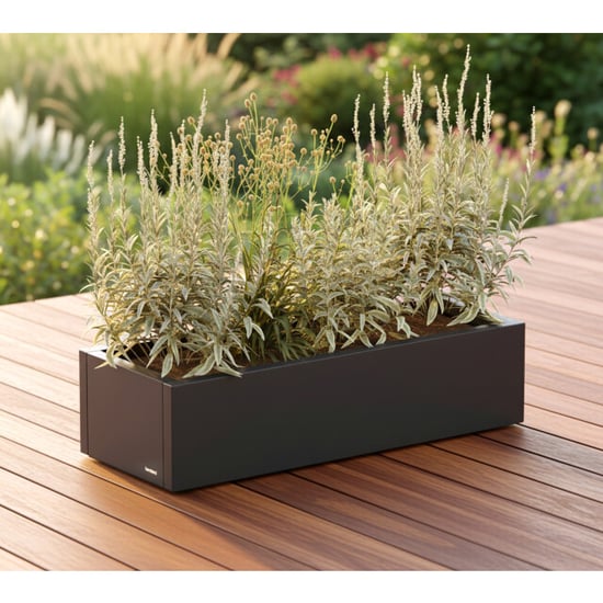 Herstera Garden Xic m metalen plantenbak 100x40x25 cm - - Image 2