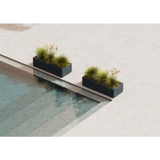 Herstera Garden Xic m metalen plantenbak 100x40x25 cm - - Image 5