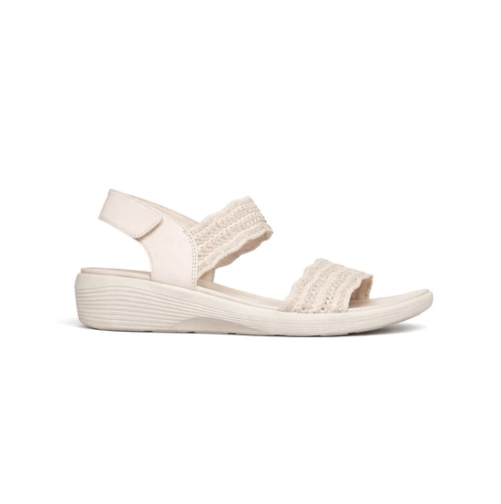 Skechers Arya - Favorite Finds Womens Ankle Strap Sandals Off White - Image 1