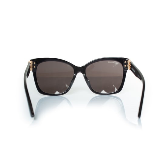Balenciaga, svarta oversized solglasögon - Image 4