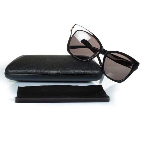 Balenciaga, svarta oversized solglasögon - Image 6