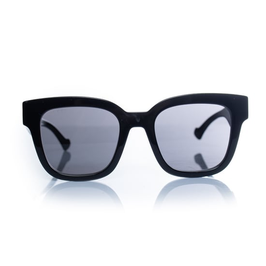 Gucci, zwarte oversized zonnebril met GG-logo - Image 2