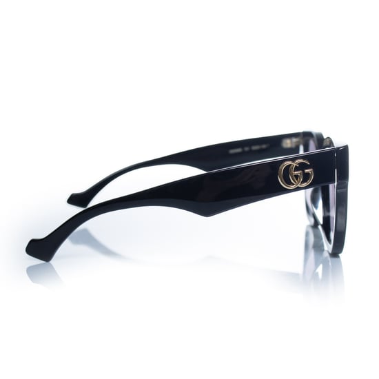 Gucci, zwarte oversized zonnebril met GG-logo - Image 5