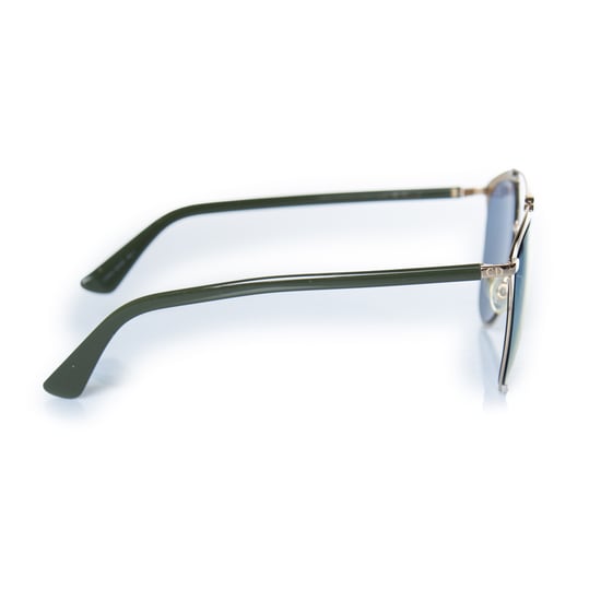 Dior, reflected aviator sunglasses in gold - Image 5