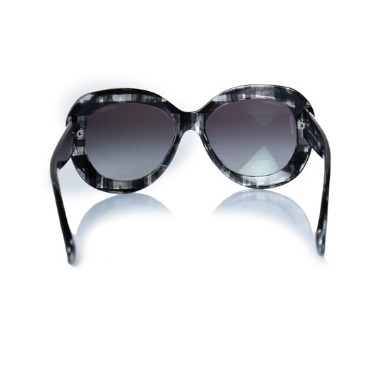 Chanel, Grijze oversized zonnebril - Image 4