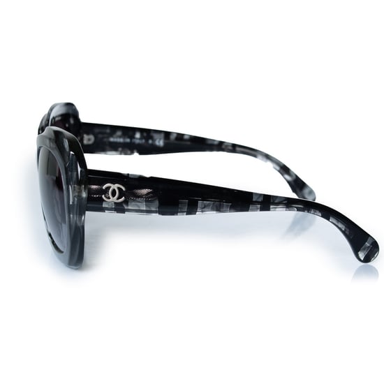 Chanel, Grijze oversized zonnebril - Image 5
