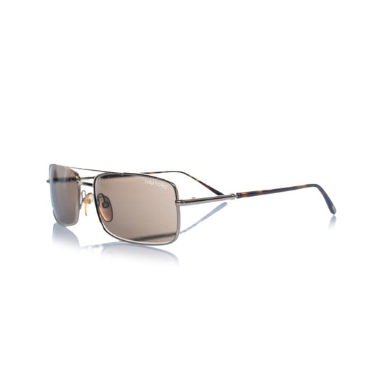 Tom Ford, Hudson pilotenbril in goud en bruin - Image 2