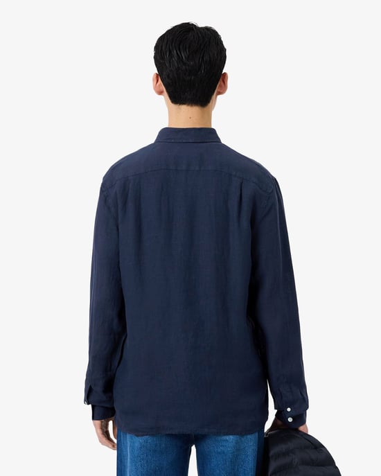 Long Sleeve Shirt in Dark Blue - Image 3