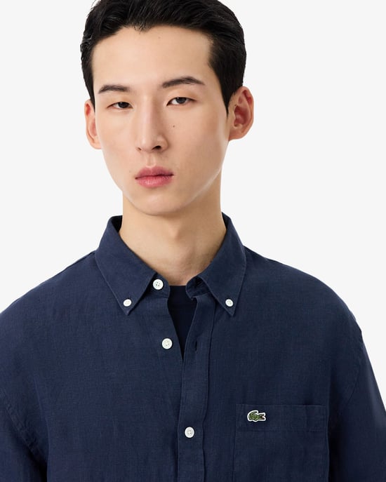 Long Sleeve Shirt in Dark Blue - Image 5