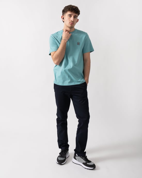 Patch T-Shirt in Teal - Image 3