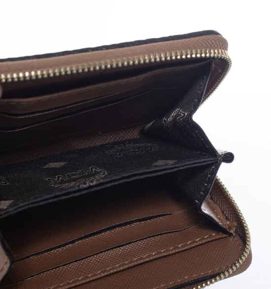 MCM, bruine ritstas in monogram - Image 5