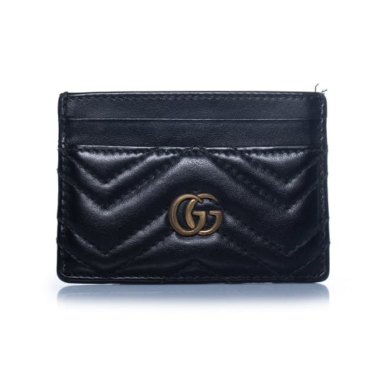 Gucci, GG Marmont kaarthouder in zwart - Image 3