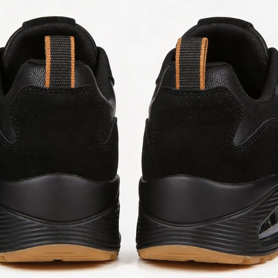 Skechers Uno - Stacre Mens Casual Trainers Black - Image 4