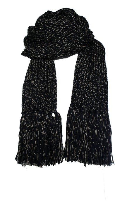 Saint Laurent, chunky gebreide oversized sjaal - Image 5