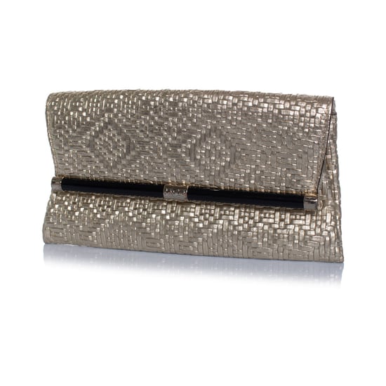 Diane Von Furstenberg, guldvävd kuvertväska - Image 1