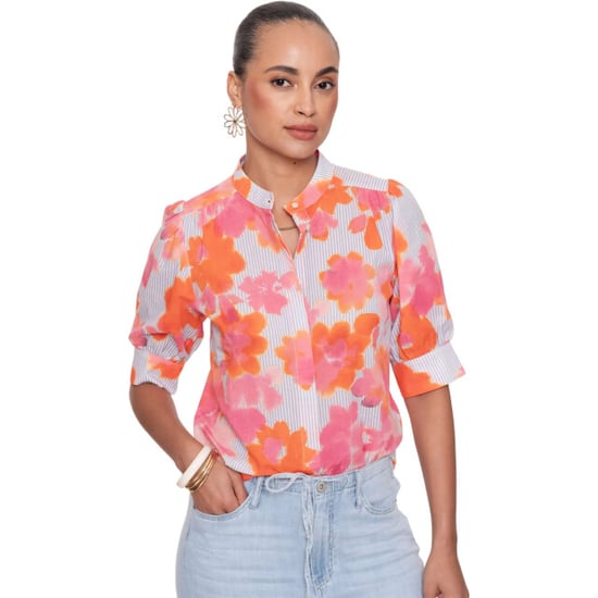 Geisha 63488-20 250 blouse orange/pink - Image 5