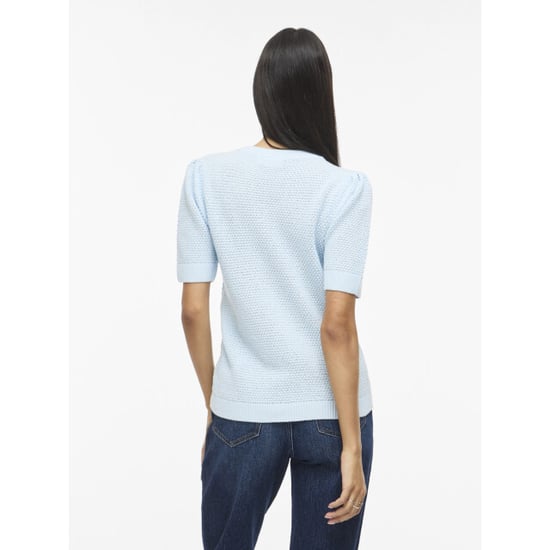 Vila Vidalo o-neck s/s knit top/su noo - Image 3