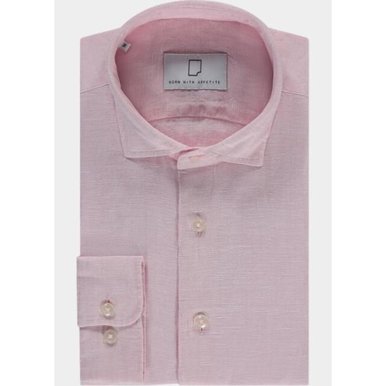 Born with Appetite Overhemd heren avenue li-co ws plain shirt l bwa26107av01/6508 - Image 1