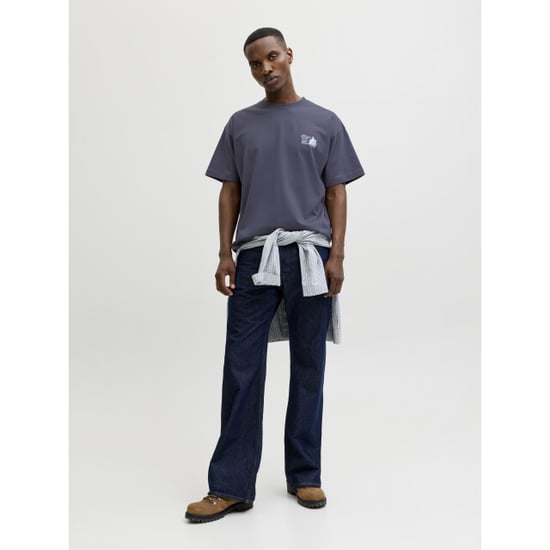 Jack & Jones jormaine back tee ss crew neck sn 12291780 odyssey gray - Image 3