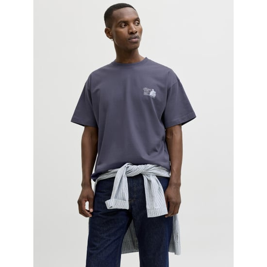 Jack & Jones jormaine back tee ss crew neck sn 12291780 odyssey gray - Image 5