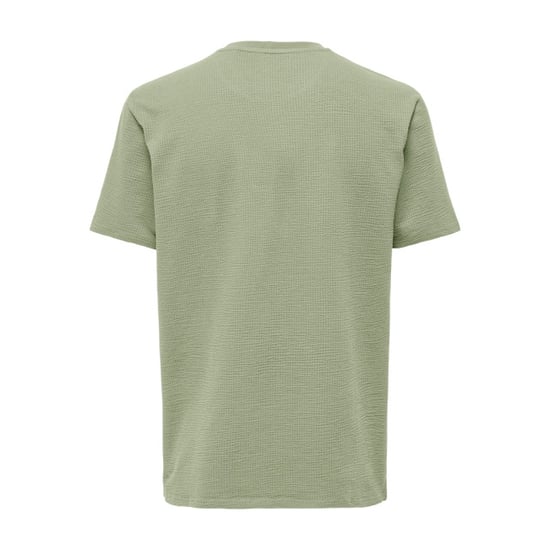 Only & Sons Onskian reg seersucker ss tee olijf - Image 2