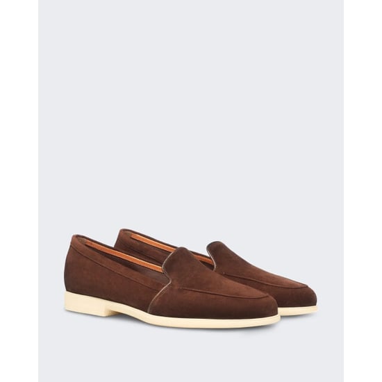 Santoni Dames malibu loafer brown - Image 3
