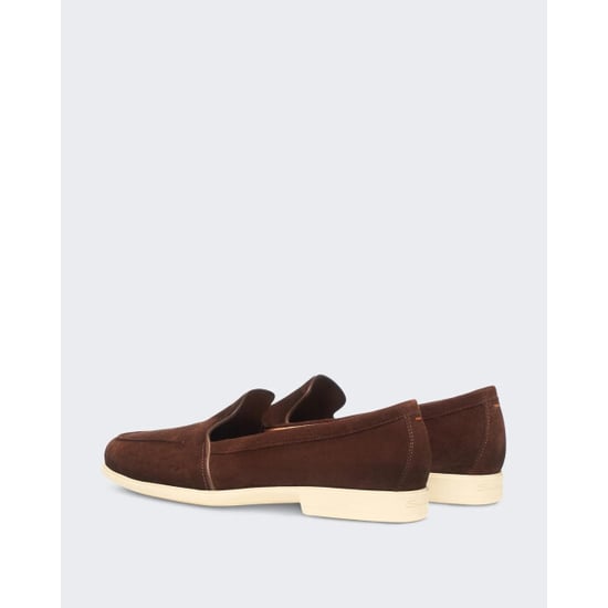 Santoni Dames malibu loafer brown - Image 4