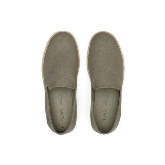 Toms Santiago 10020071 vetiver green canvas 3129 - Image 2