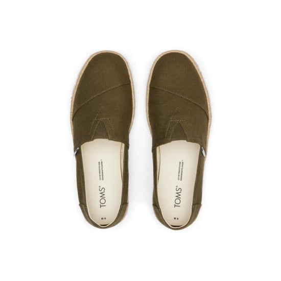 Toms Alp rope 2.0 10019899 olive recycled cotton slubby woven - Image 4