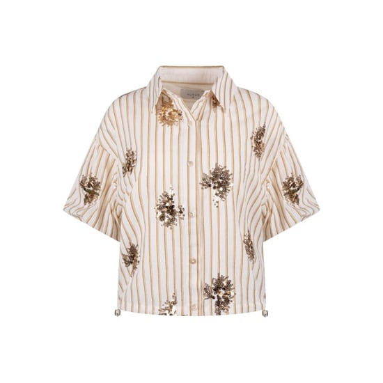 Nukus Leia blouse stripe paillet nks02136 - Image 1