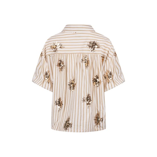 Nukus Leia blouse stripe paillet nks02136 - Image 2