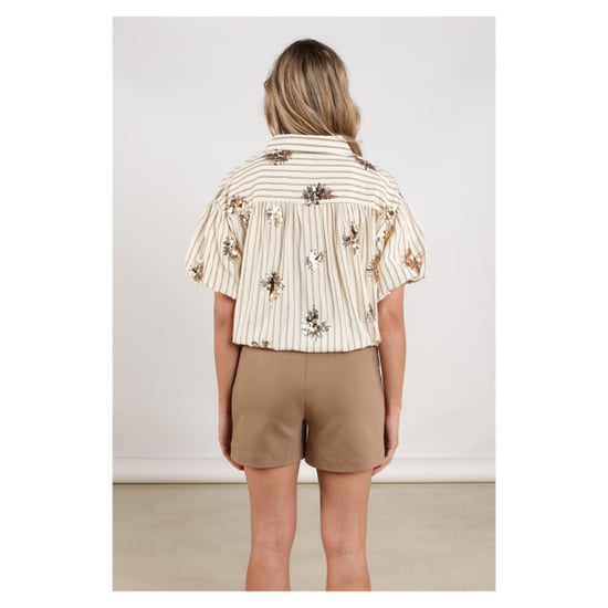 Nukus Leia blouse stripe paillet nks02136 - Image 4