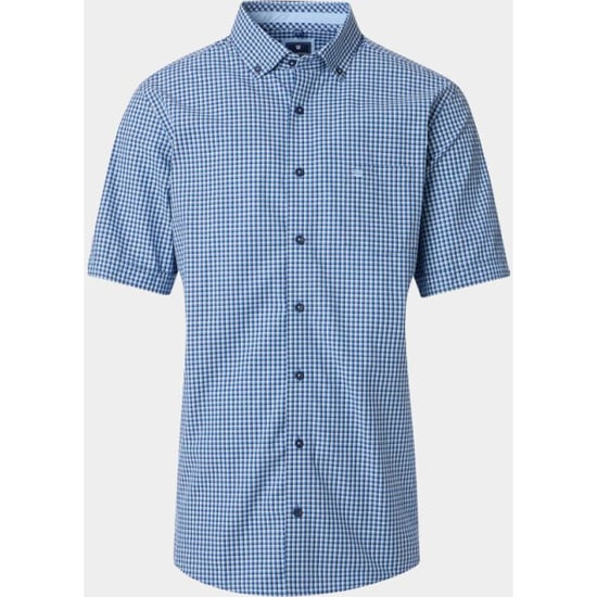 Redmond Overhemd korte mouw heren slub casual 251425990/10 - Image 1