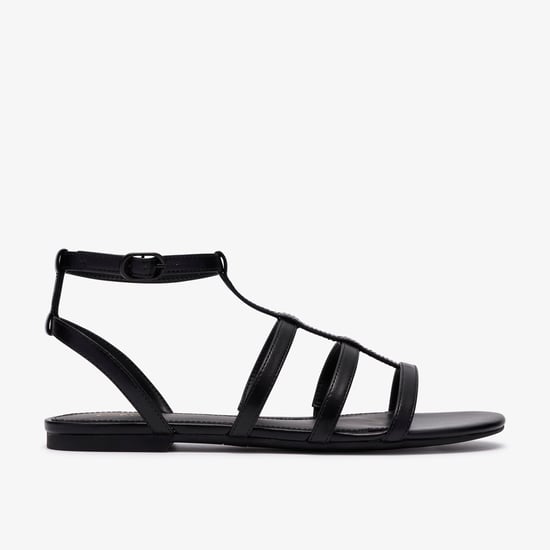 Kediri Glad Black Sandals - Image 1