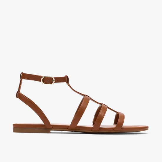 Kediri Glad Tan Sandals - Image 1