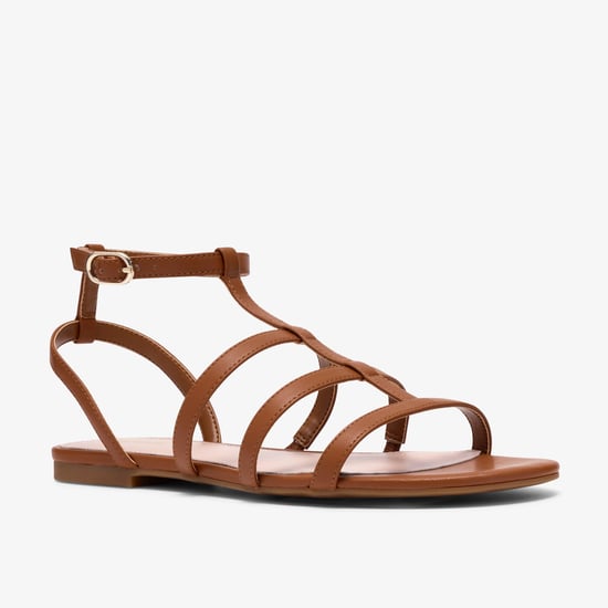 Kediri Glad Tan Sandals - Image 4
