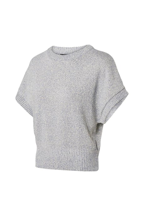 Pales Metallic Top Licht Blauw - Image 3