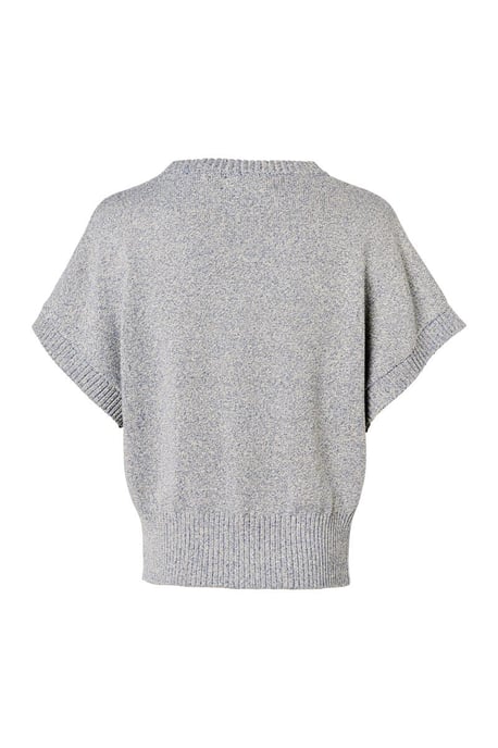 Pales Metallic Top Licht Blauw - Image 4