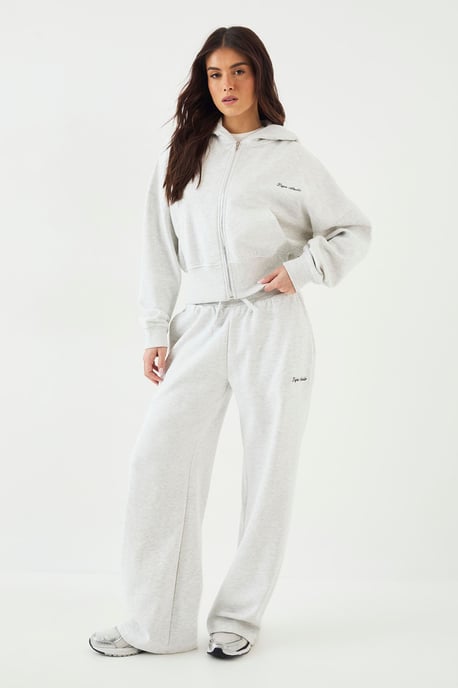 DSGN Studio Script Embroidered Hooded Tracksuit - Image 1