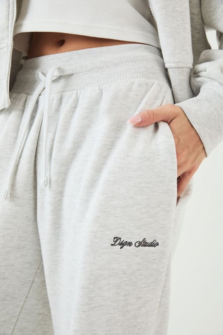 DSGN Studio Script Embroidered Hooded Tracksuit - Image 4