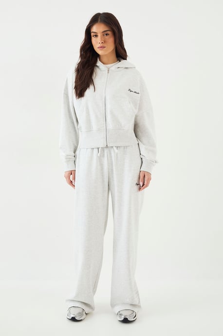 DSGN Studio Script Embroidered Hooded Tracksuit - Image 5