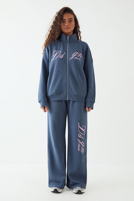 DSGN Studio Script Funnel Neck Straight Leg Tracksuit - Image 5