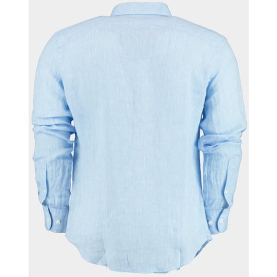Blue Coast Casual hemd lange mouw 100% linnen, regular fit 118l/0015 celeste - Image 2
