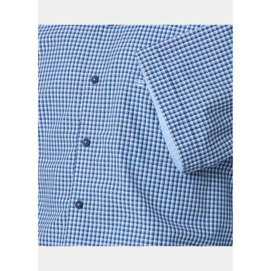 Redmond Overhemd korte mouw heren slub casual 251425990/10 - Image 2