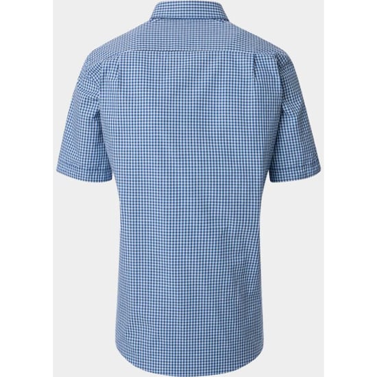Redmond Overhemd korte mouw heren slub casual 251425990/10 - Image 3