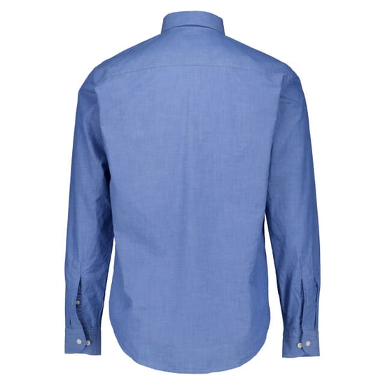 Eton Solid chambray shirt lange mouw overhemden 100014782 - Image 2