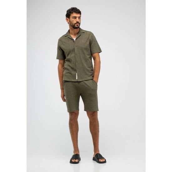 Butcher of Blue Ripley structure shirt dk granite green - Image 3