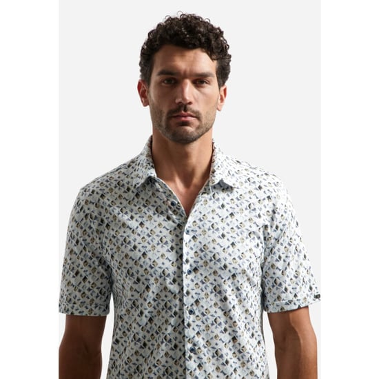 No Excess Shirt short sleeve jersey allover p blue - Image 4