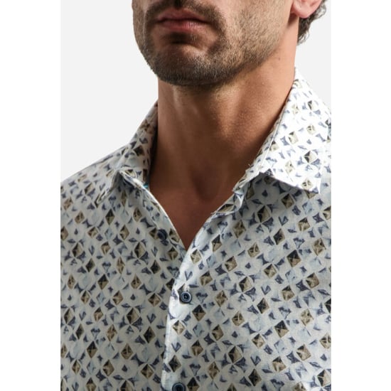 No Excess Shirt short sleeve jersey allover p blue - Image 5